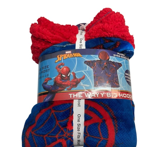 Marvel Other - Marvel Spider Man 
The Wayy Big Hoodie oversized Size: Fits Most 4-10 Red & Blue